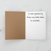 Carte Illustration de tomate Drôle Citation de jardinage (Intérieur)