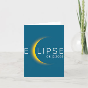 Carte Illustration d'éclipse solaire Éclipse solaire tot