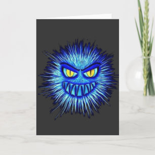 Carte Illustration d'Halloween effrayant Gory Ghoulish