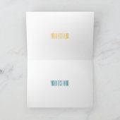 Carte Illustration d'hydravion (Intérieur)