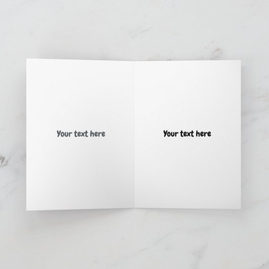 Carte Illustration du poisson-chat mignon (Intérieur)