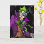 Carte Illustration d'un joker en crise infinie (Fleur jaune)