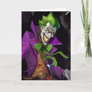 Carte Illustration d'un joker en crise infinie