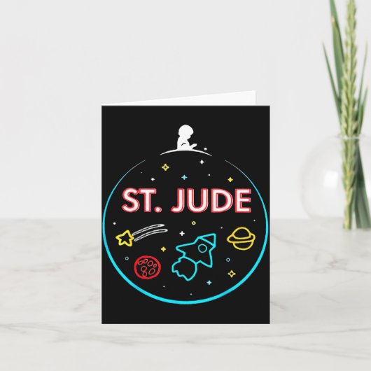 Carte Illustration d'un patient de St Jude Ty Rocket (Devant)