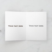 Carte Illustration d'un petit rhinocéros (Intérieur)