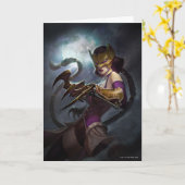 Carte Illustration d'une crise infinie, gaslight Catwoma (Fleur jaune)