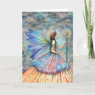 Carte Illustration d'une reine Féerie par Molly Harrison