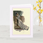 Carte Illustration Harrison Fisher (Fleur jaune)