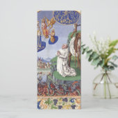 Carte Illustration médiévale de saint Bernard de Clairva (Debout devant)