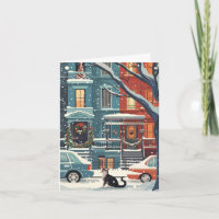 Illustration New York City retro