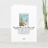 Carte Illustration Red Freighter (Dos)