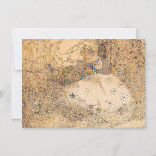 Carte Illustration vintage Annie Fleurs de cueillette fr