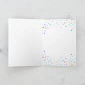 Carte Illustration vintage de Dalmatien avec ballons d'a (Intérieur)