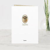 Carte Illustration Vintage des amis de Rainy Day (Dos)