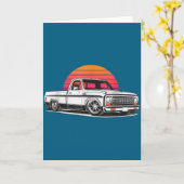Carte Illustration Vintage Mini C10 73 87 (Fleur jaune)