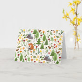 Carte Illustrations de style scandinave sur Motif crème (Fleur jaune)