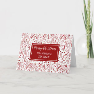 Carte Illustrations modernes Son in Law Joyeux Noël
