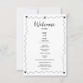 Carte Illustrations Scribble dessinées à la main Program (Devant)