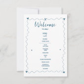 Carte Illustrations Scribble dessinées à la main Program (Devant)