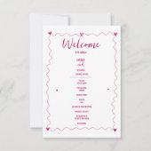 Carte Illustrations Scribble dessinées à la main Program (Devant)