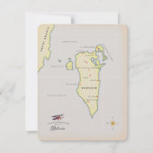 Carte illustrée de Bahreïn (Devant)