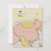 Carte illustrée de Chine (Dos)