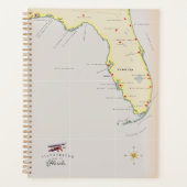 Carte illustrée de Floride (Devant)