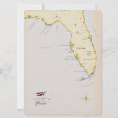 Carte illustrée de Floride (Dos)