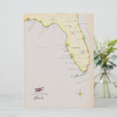 Carte illustrée de Floride (Debout devant)