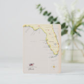Carte illustrée de Floride (Debout devant)
