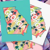 Carte illustrée de Géorgie