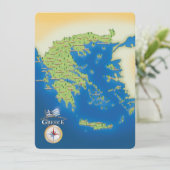 Carte illustrée de Grèce. (Debout devant)