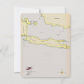 Carte illustrée de Java. (Dos)
