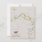 Carte illustrée de la carte des îles Turques-et-Ca (Dos)