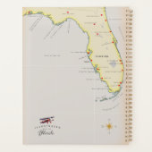 Carte illustrée de la Floride (Dos)