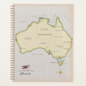 Carte illustrée de l'Australie (Devant)