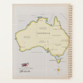 Carte illustrée de l'Australie (Dos)