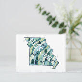 Carte illustrée de l'État du Missouri (Debout devant)