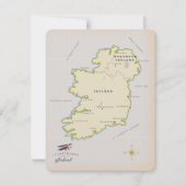 Carte illustrée de l'Irlande (Devant)