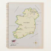 Carte illustrée de l'Irlande (Devant)