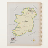 Carte illustrée de l'Irlande (Dos)