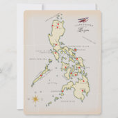 Carte illustrée de Luzon Philippines (Devant)