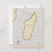 Carte illustrée de Madagascar (Dos)