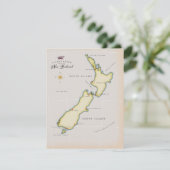 Carte illustrée de Nouvelle-Zélande (Debout devant)