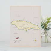 Carte illustrée de Porto Rico. (Debout devant)
