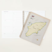 Carte illustrée de Rhodes. (Devant avec enveloppe)