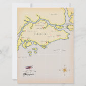 Carte illustrée de Singapour (Dos)