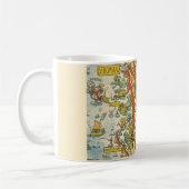 Carte illustrée de Stromstad Suède Mug (Gauche)