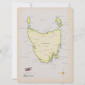 Carte illustrée de Tasmanie. (Devant)