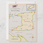 Carte illustrée de Trinité-et-Tobago (Dos)